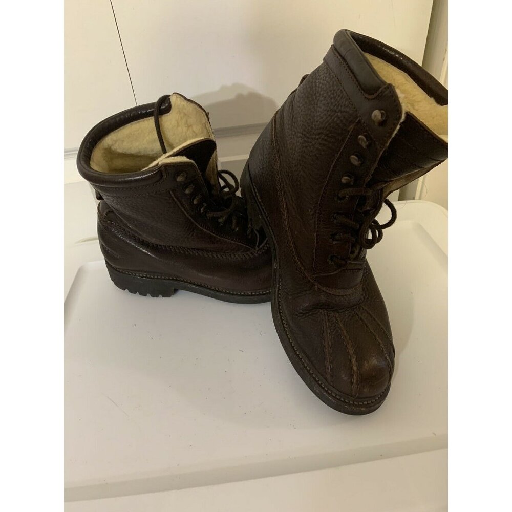 Ted Baker‎ Boots ITSHIDE Commando Sole Size 10 Brown rare
